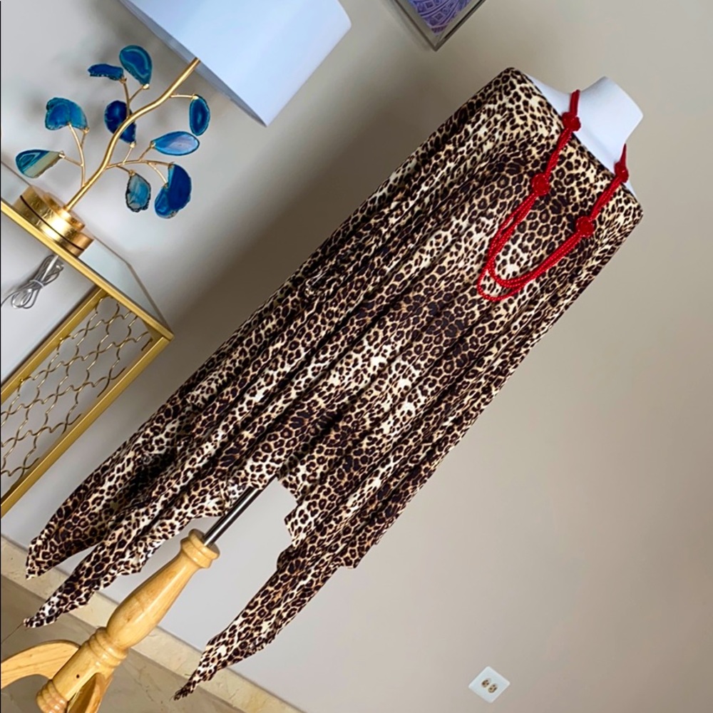 Animal print tunic
